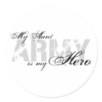 My Aunt My Hero - ARMY Stickers
