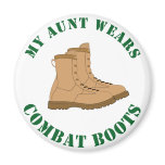My Aunt Wears Combat Boots - Magnet