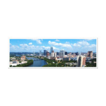 My Austin Skyline wrapped canvas canvas prints