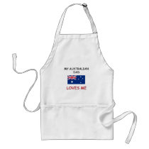 My AUSTRALIAN DAD Loves Me Aprons