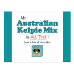 My Australian Kelpie Mix is All That! Post Card