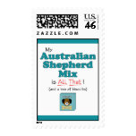 My Australian Shepherd Mix is All That! Stamps