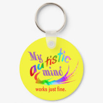 My Autistic Mind Keychain