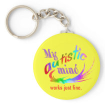 My Autistic Mind Keychain