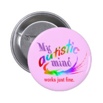 My Autistic Mind Pins