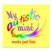 My Autistic Mind Poster
