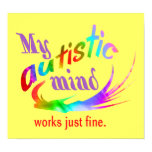 My Autistic Mind Poster