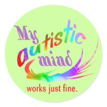 My Autistic Mind Stickers