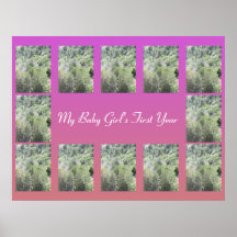 My Baby Girl's First Year Print