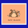 MY BAD Cat Poster