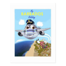 my barbados holiday postcard