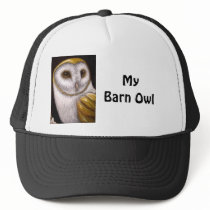MY BARN OWL CLOSE UP HAT