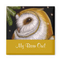 MY BARN OWL Magnet by BY_CYRA MY BARN OWL Magnet