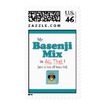My Basenji Mix is All That! postage