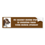 My Basset Hound Puppy Bumper Sticker