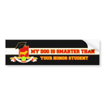 My Basset Is Smarter Bumper Stickers