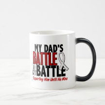 My Battle Too 1 Dad BONE / LUNG CANCER Coffee Mug