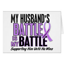 My Battle Too 1 Husband Hodgkin’s Lymphoma Greeting Card