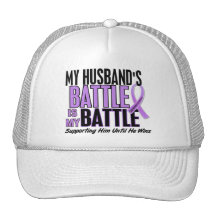 My Battle Too 1 Husband Hodgkin’s Lymphoma Mesh Hats