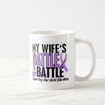 My Battle Too 1 Wife Hodgkin’s Lymphoma Coffee Mug