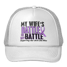 My Battle Too 1 Wife Hodgkin’s Lymphoma Mesh Hats