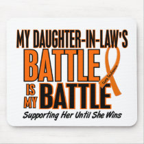 My Battle Too Daughter-In-Law Leukemia mousepads by awarenessgifts My Battle Too Daughter-In-Law Leukemia mousepads