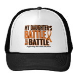 My Battle Too Daughter Leukemia Trucker Hat