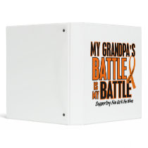 My Battle Too Grandpa Leukemia binders