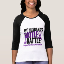 My Battle Too Husband Pancreatic Cancer Tshirt