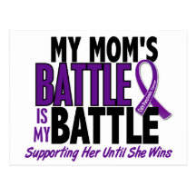 My Battle Too Mom Pancreatic Cancer Postcards