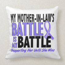 My Battle Too Mother-In-Law Esophageal Cancer pillows