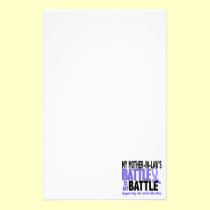 My Battle Too Mother-In-Law Esophageal Cancer stationery