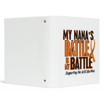 My Battle Too Nana Leukemia binders
