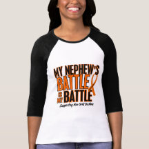 My Battle Too Nephew Leukemia T-shirt