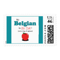 My Belgian is All That! Funny Horse Postage Stamps