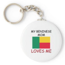 My Beninese Mom Loves Me Keychains