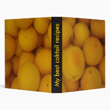 My best coktail recipes binders
