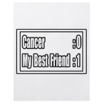 My Best Friend Beat Cancer (Scoreboard) Personalized Flyer