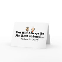 My Best Friend cards