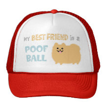 My Best Friend is a POOF BALL - Cute Pomeranian Hat