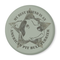 My Best Friend Refrigerator Magnets