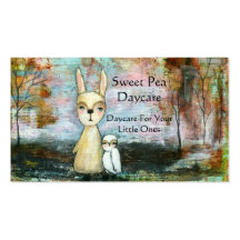 My Best Friend Original Art Painting Business Card