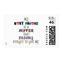 MY BEST FRIEND POSTAGE STAMP