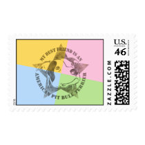 My Best Friend Postage Stamps