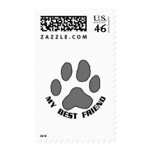 My Best Friend Postage Stamp