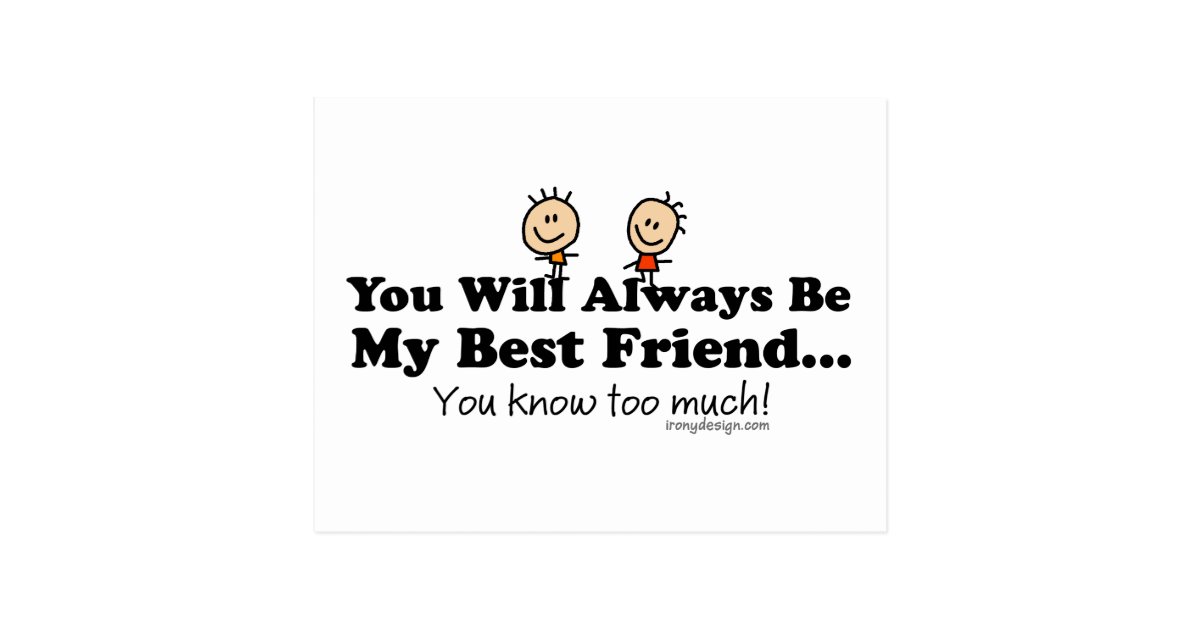 My Best Friend Postcard Zazzle