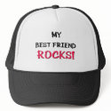 My Best Friend Rocks hats