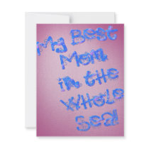 My Best Mom in the Whole Sea Invitations