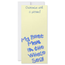 My Best Mom in the Whole Sea Custom Rack Cards