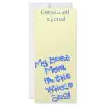 My Best Mom in the Whole Sea Custom Rack Cards